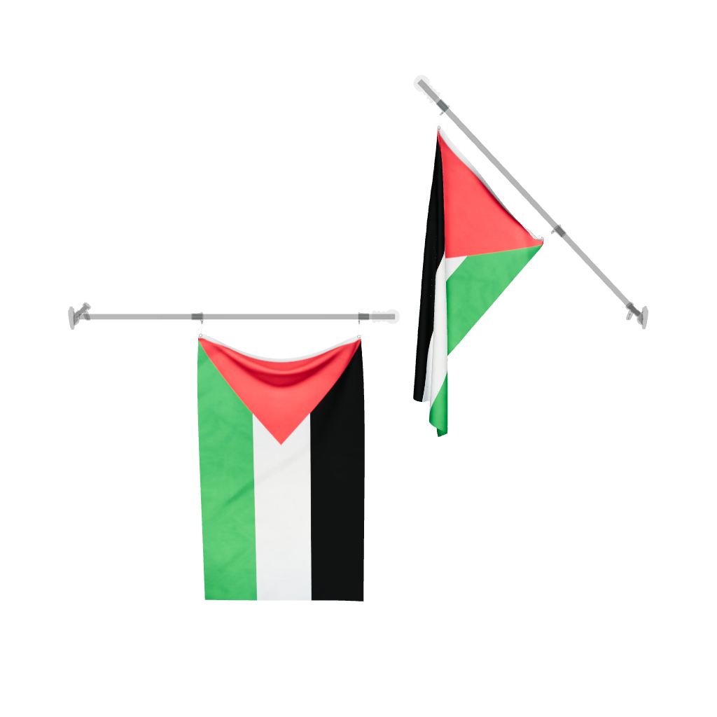 Palestine Flag 3D Model