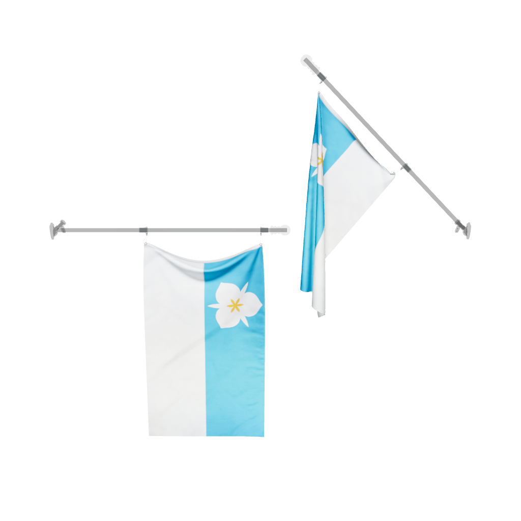 Salt Lake City Flag 3D model