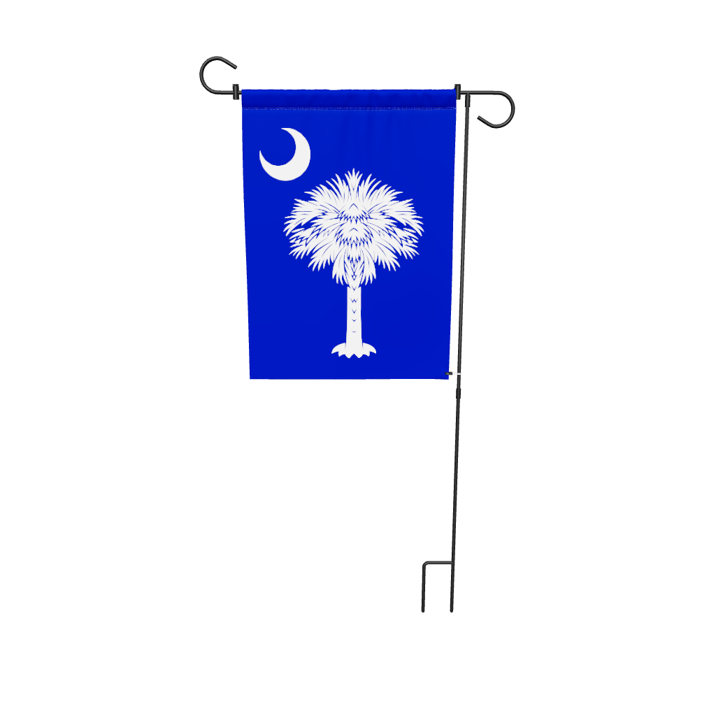 South Carolina Garden Flag 3D Model
