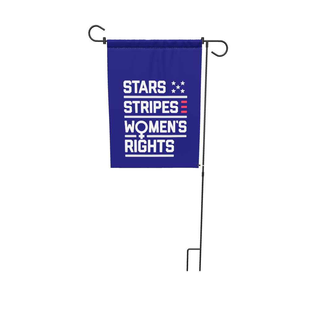 Stars Stripes Women's Rights Garden Flag 3D model