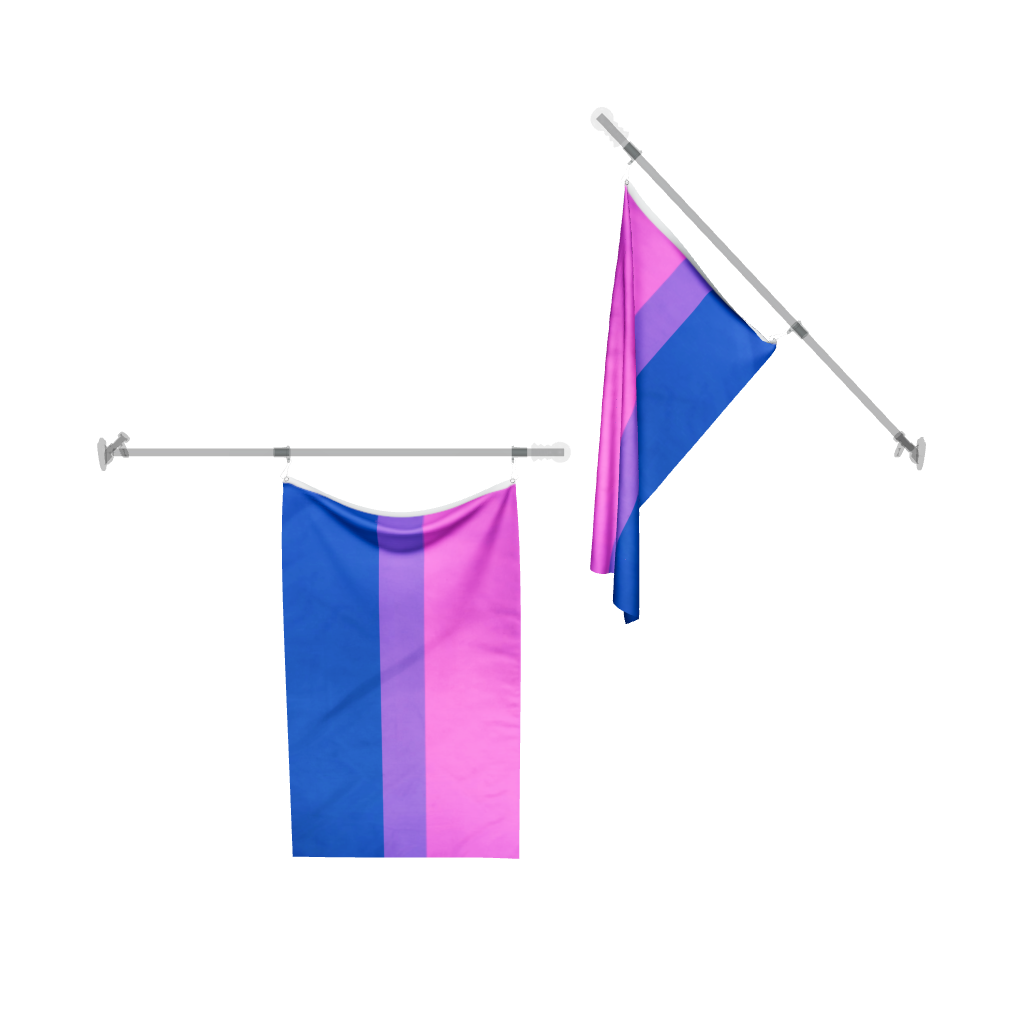 Bisexual Pride Flag 3D Model