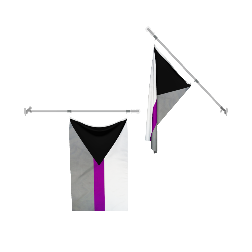 Demisexual Pride Flag 3D Model