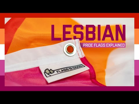 Lesbian Pride Flag Enamel Pin