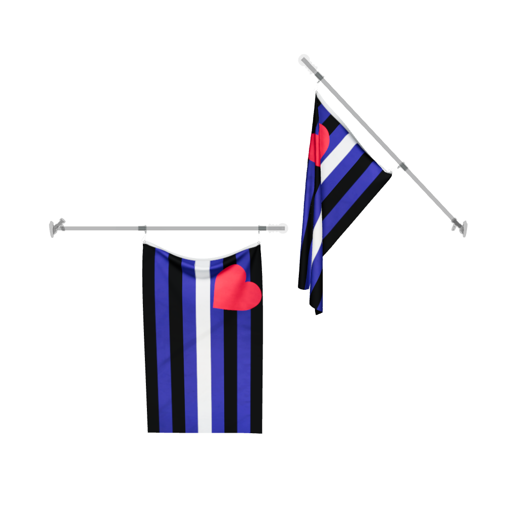 Leather Kink Flag 3D Model