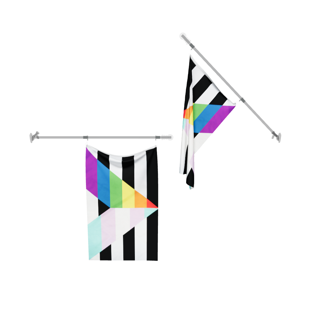 LGBTQ+ Ally Pride Flag 3D Model