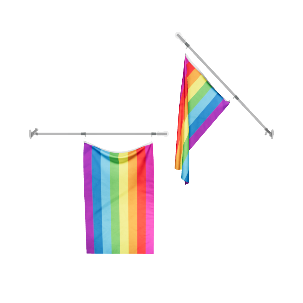 Original LGBTQ Pride Flag by Gilbert Baker  3D Model