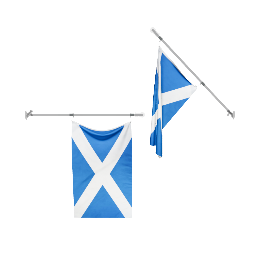 Scottish Flag 3D Model
