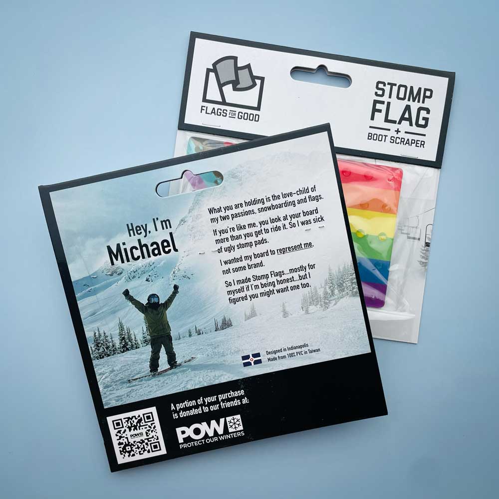 Progress Pride Flag Stomp Pad