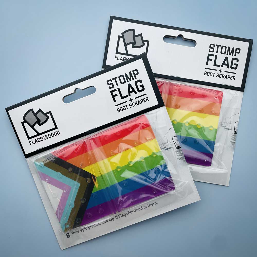 Progress Pride Flag Stomp Pad