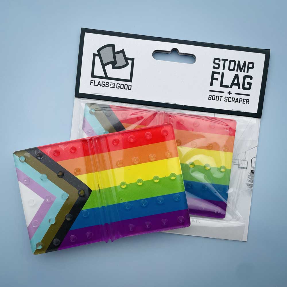 Progress Pride Flag Stomp Pad