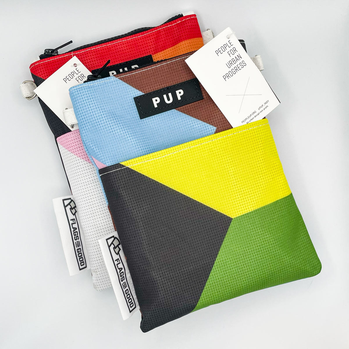 Progress Pride Flag Crossbody Bag