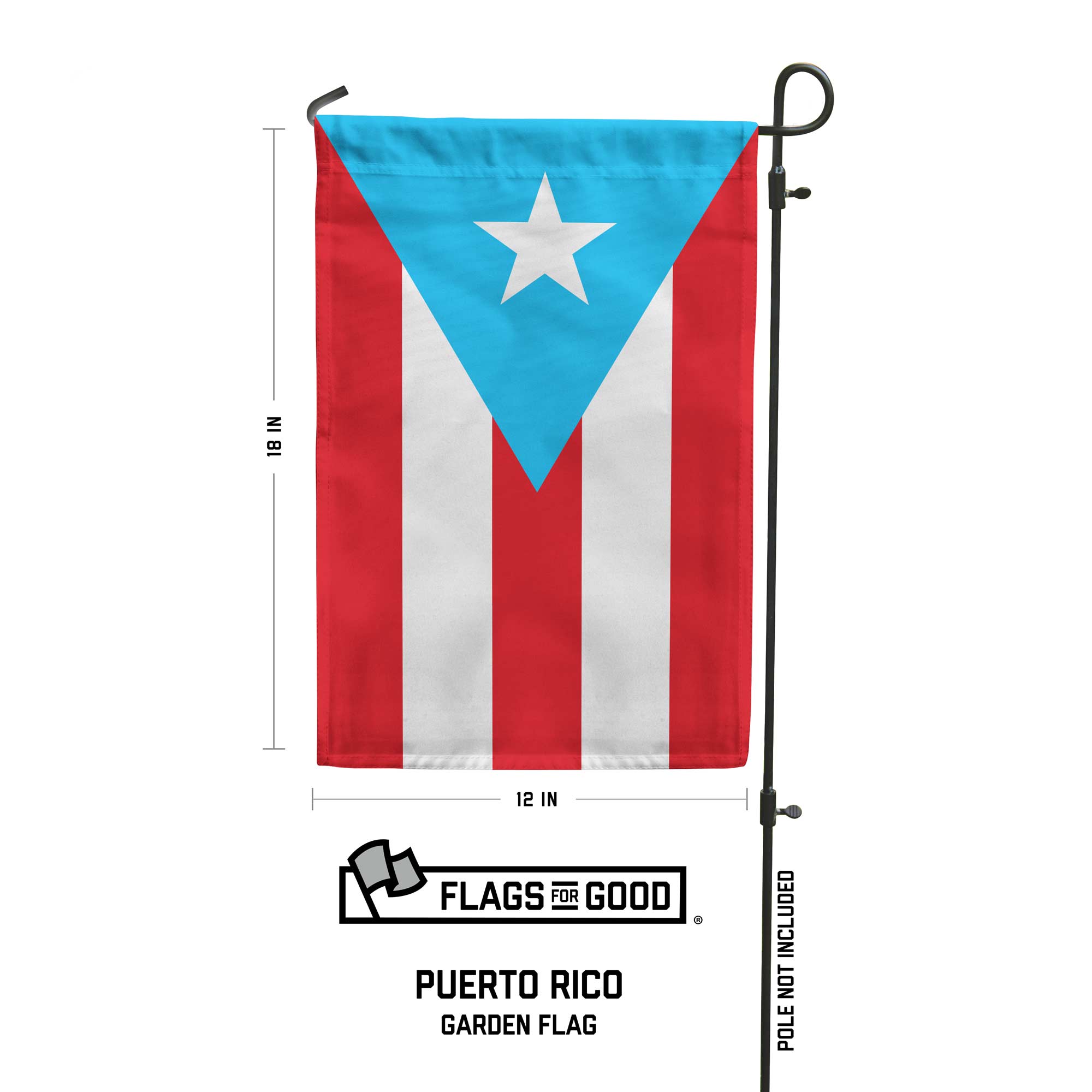 Puerto Rico Garden Flag