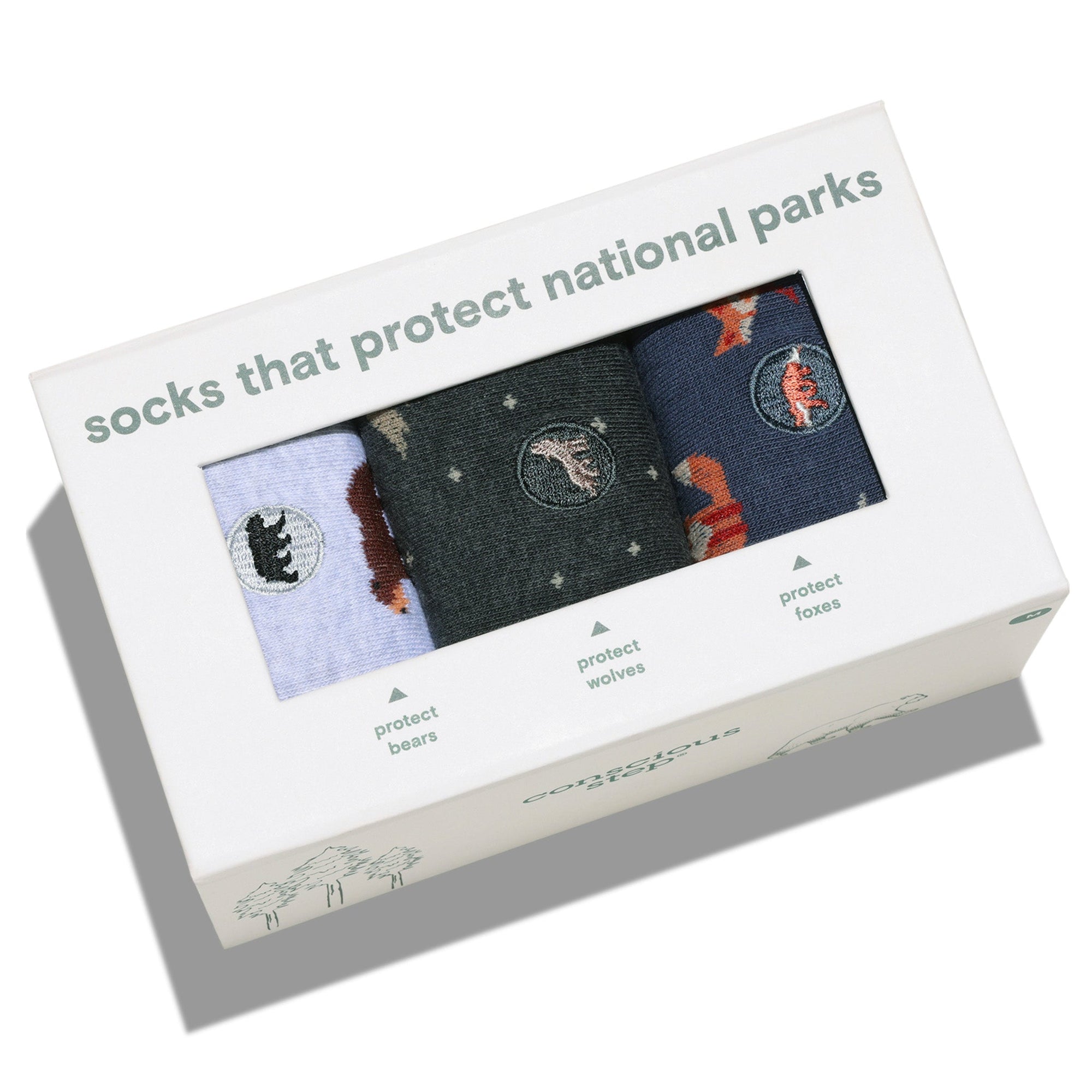 Protect National Parks Sock Gift Box