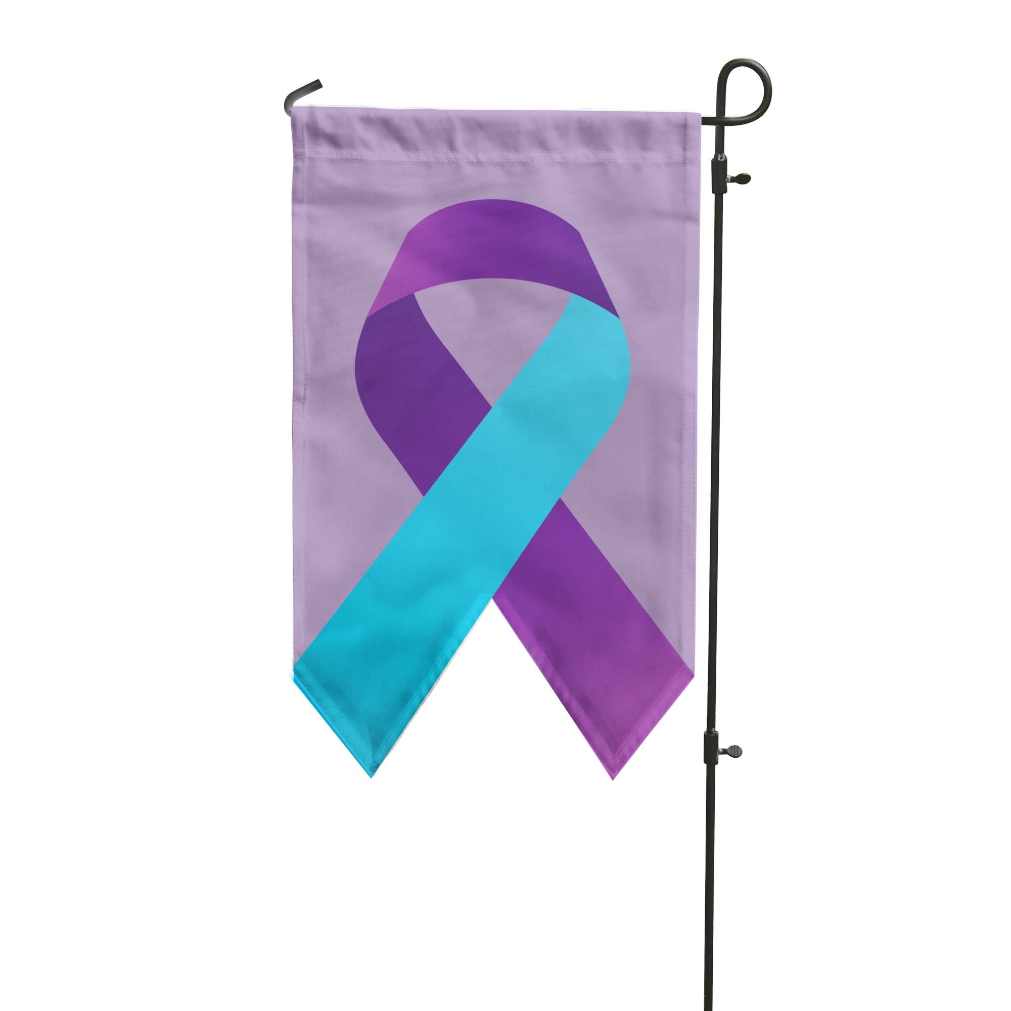 Suicide Awareness & Prevention Ribbon Garden Flag
