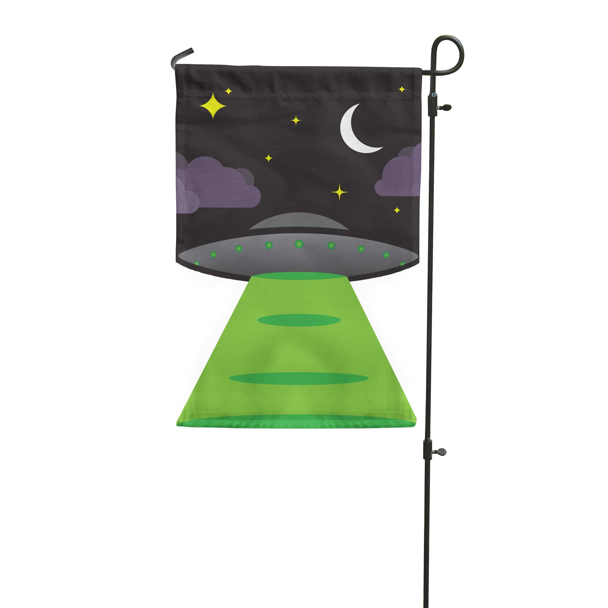 PREORDER UFO Beam Me Up Garden Flag