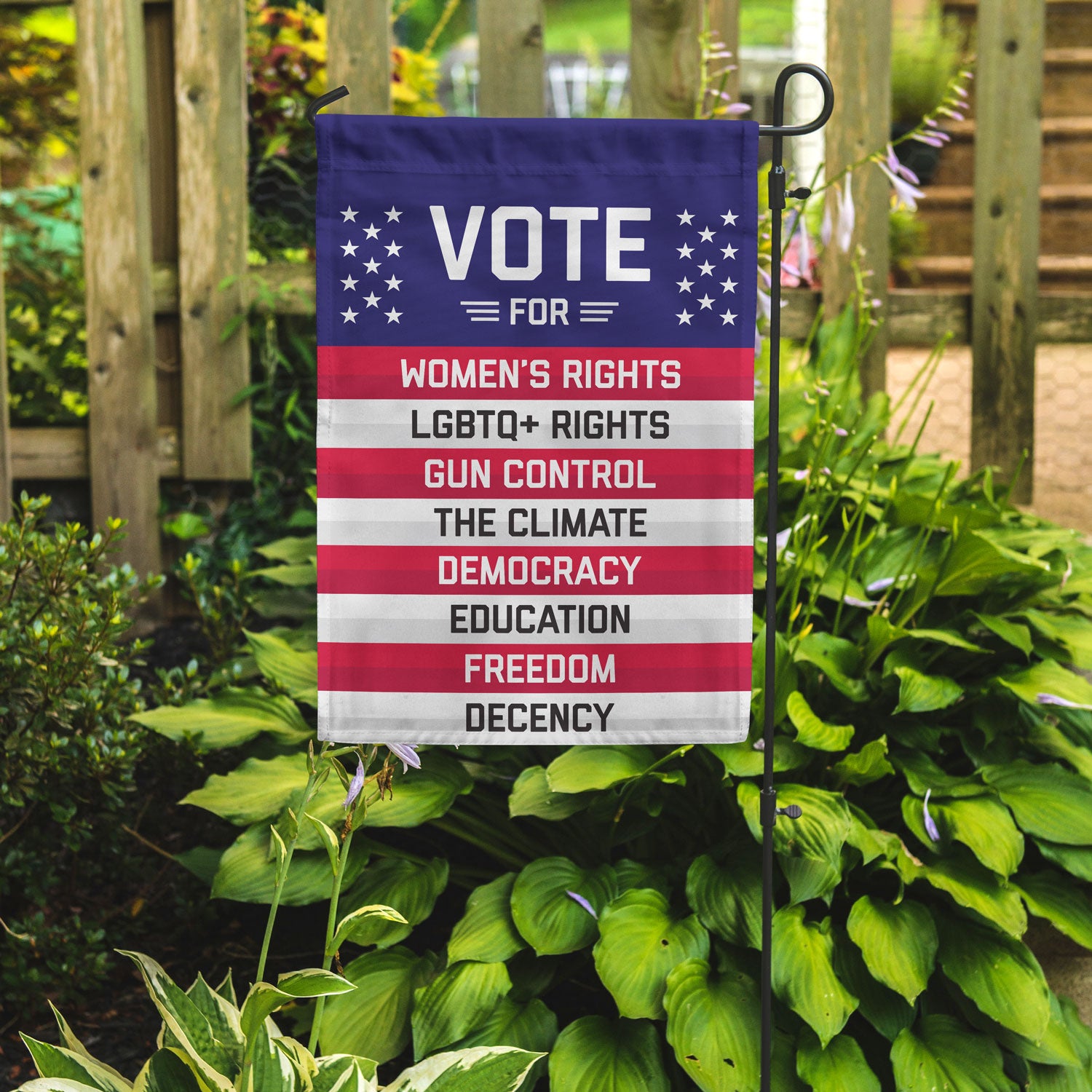 Activism Garden Flags