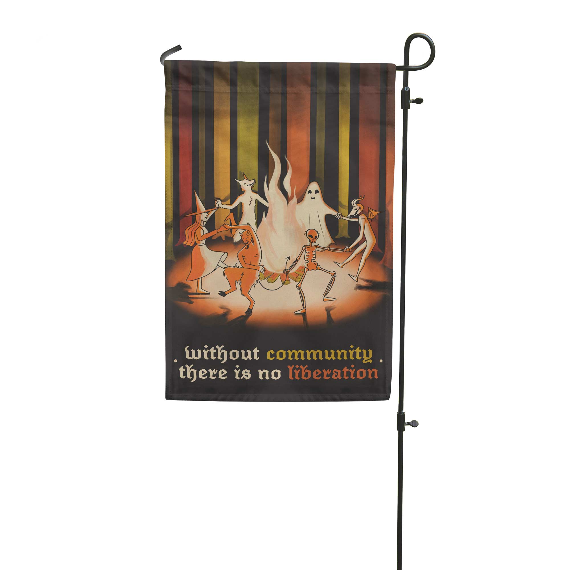 PREORDER "Without Community There Is No Liberation" Garden Flag