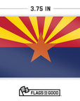 arizona state flag sticker