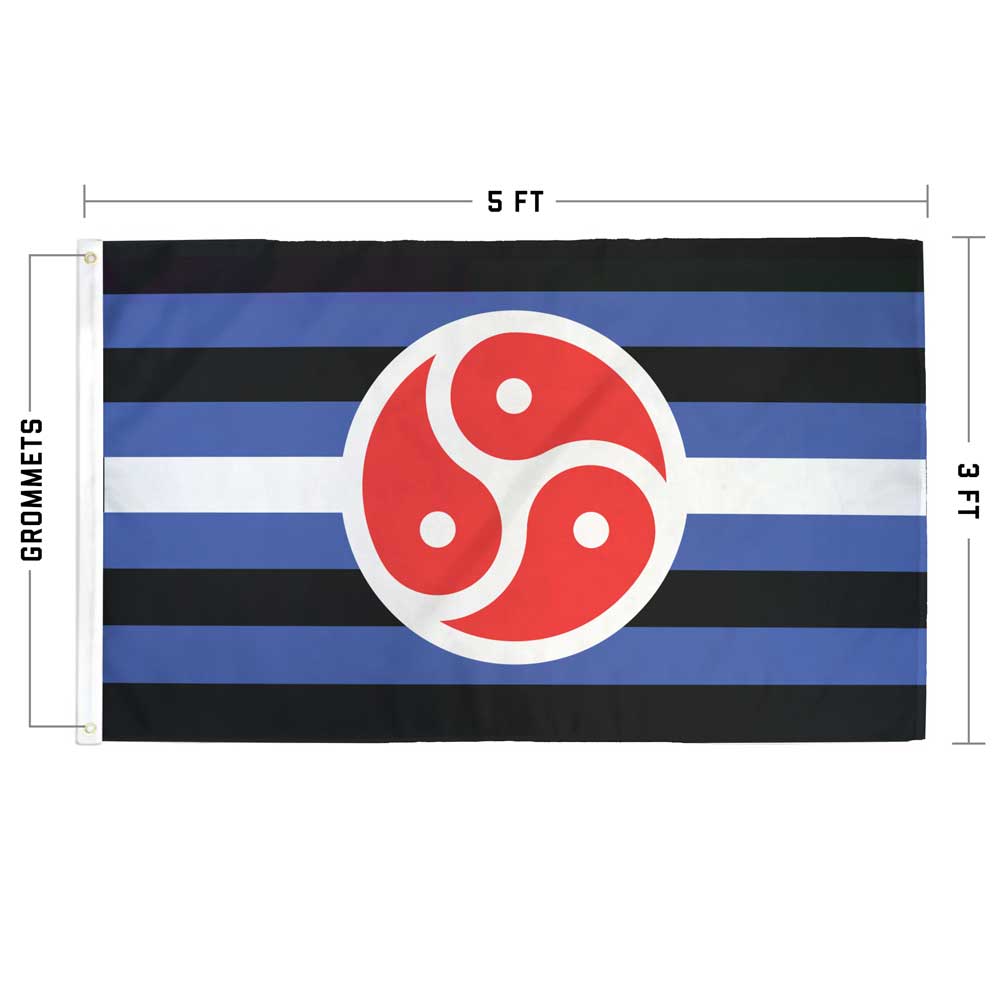 3ft x 5ft BDSM Rights Flag with Grommets made by Flags for Good
