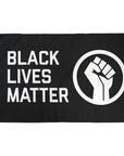 Black Lives Matter Flag with Raised Fist