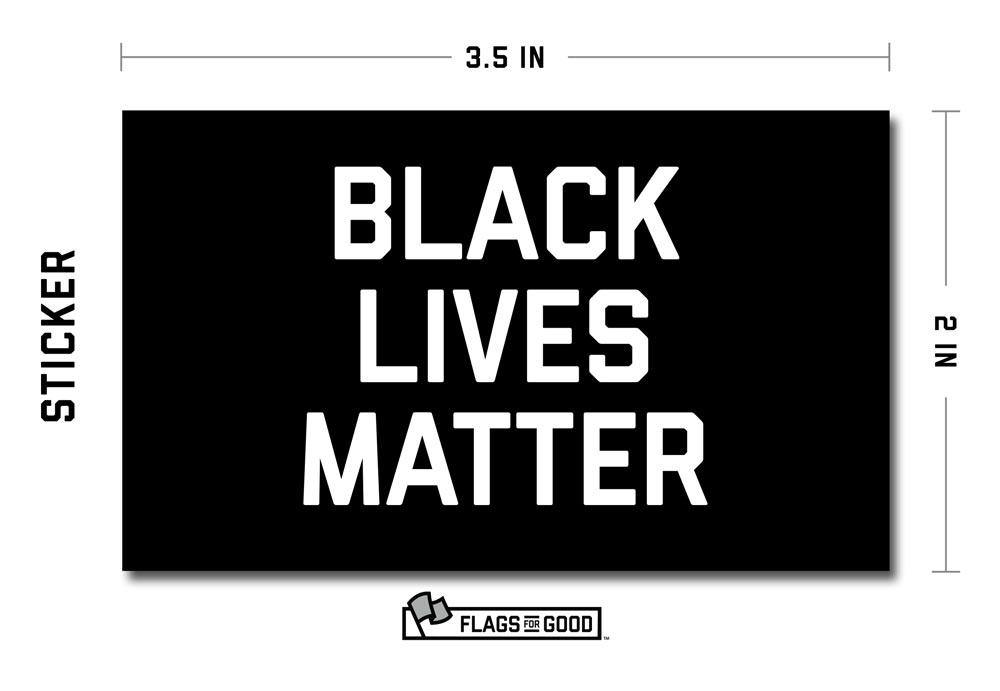 black lives matter sticker