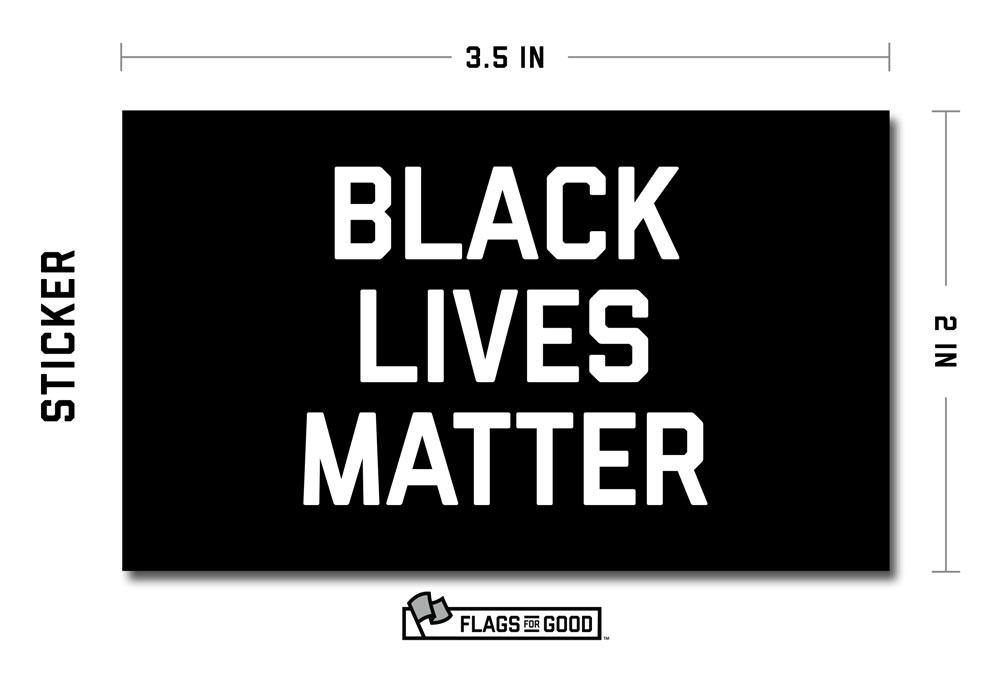 black lives matter sticker