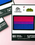 Bisexual Bi Pride Flag Stick on Patch 