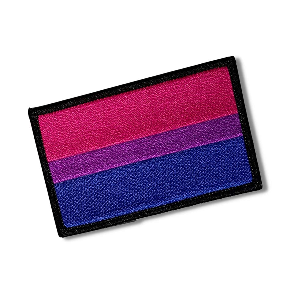Subtle Bi Patch Bisexual (Bi) Pride Flag Stick-On Patch | 1$ Donated to LGBTQ ...