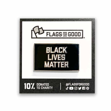 Black lives matter enamel pin