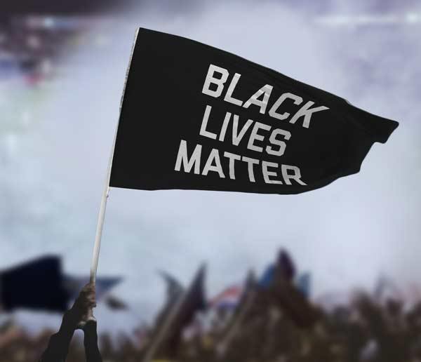 black lives matter flag