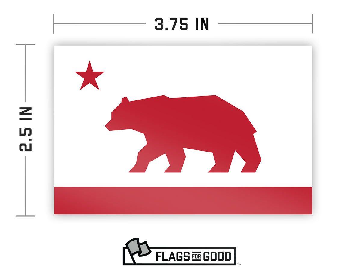 california state flag redesign sticker
