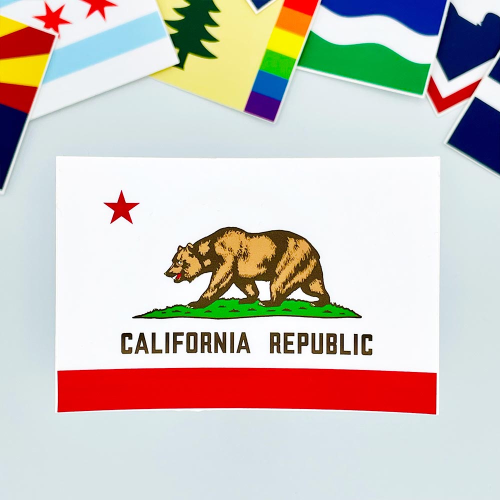 California State Flag Sticker