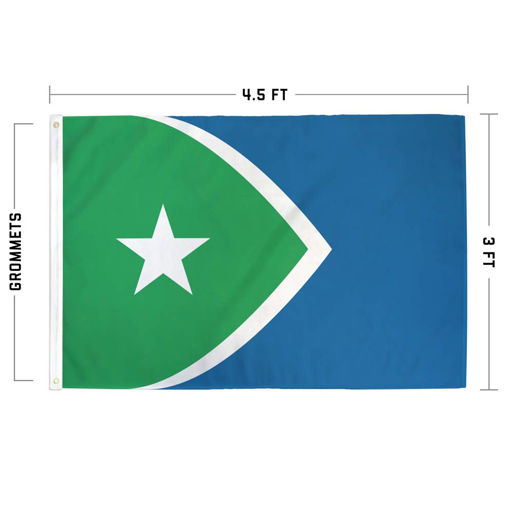 Cedar Rapids flag measuring 3 by 4.5 feet