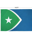 Cedar Rapids flag measuring 3 by 4.5 feet