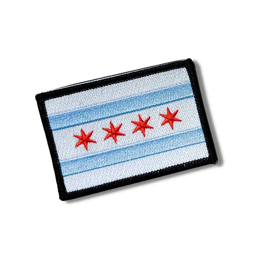 Chicago city flag patch