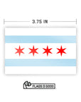 Chicago Flag Sticker