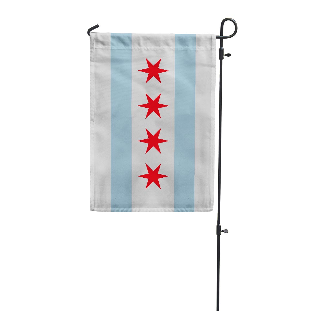 Chicago garden flag
