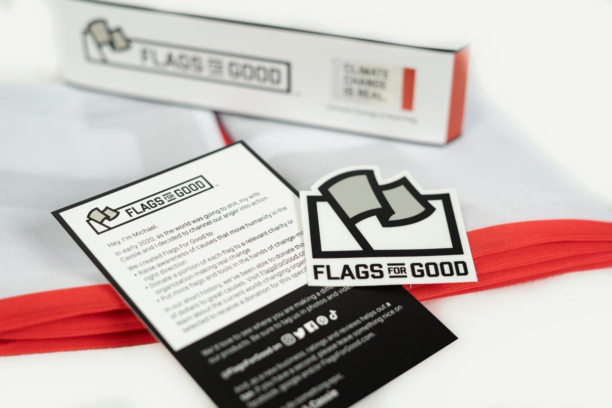 Climate Change Is Real Flag - Flags For Good