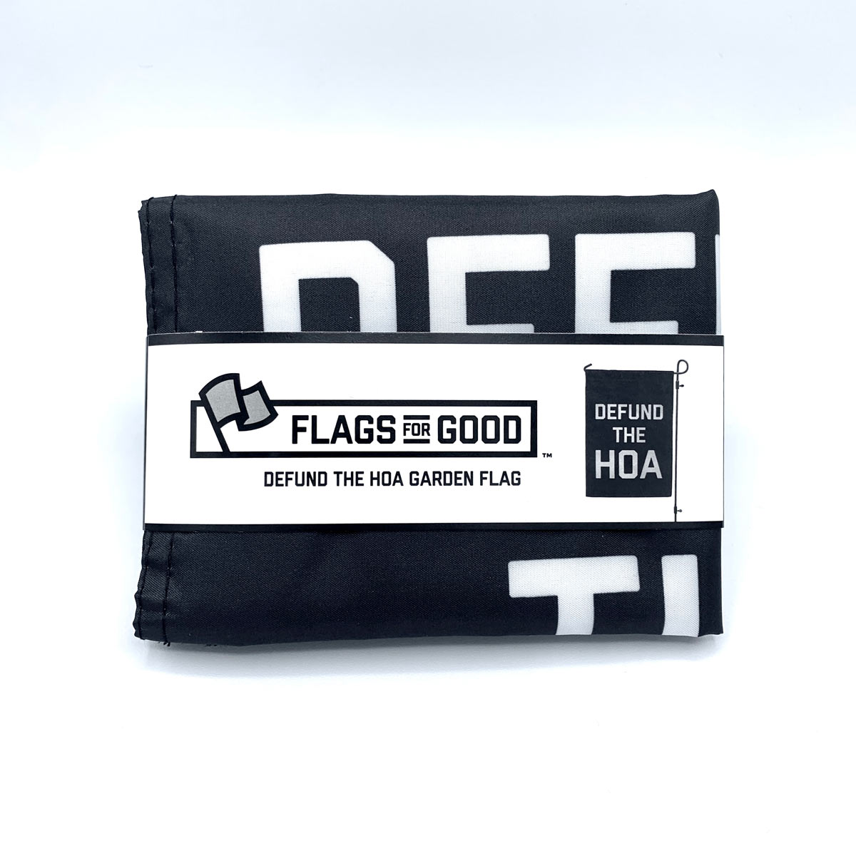 Defund The HOA Garden Flag