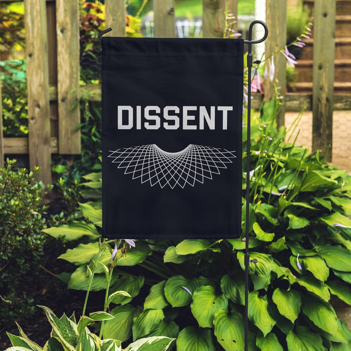 Dissent Garden Flag