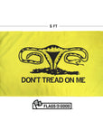 Don't Tread On Me Uterus Flag