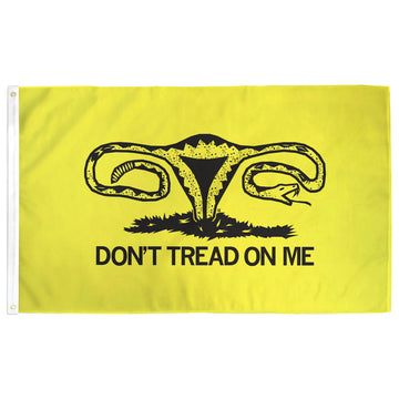 Don't Tread On Me Uterus Flag