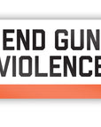 End gun violence sticker