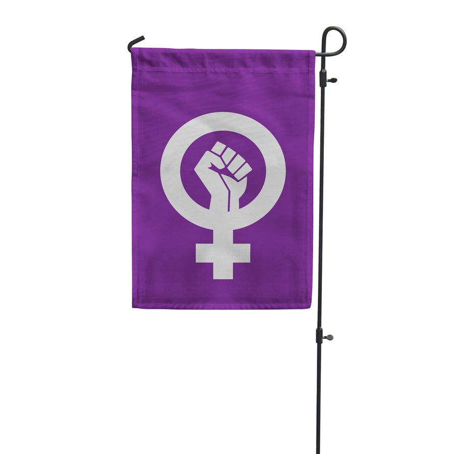 Feminism garden flag