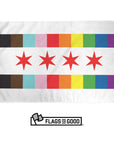 Chicago gay pride flag