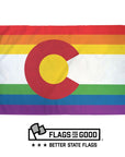 rainbow colorado state flag