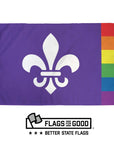 Rainbow Louisiana Flag - Flags For Good