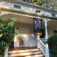 Black Lives Matter + Pride Flag