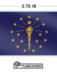 Indiana Flag Sticker - Flags For Good