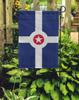 Indianapolis garden flag on a pole